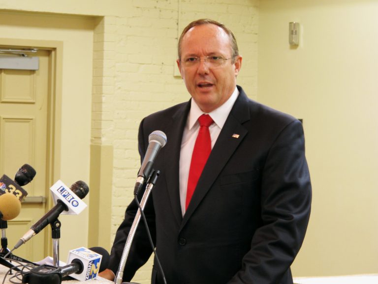 Republican Senate candidate Rob Maness, a former nuclear operations officer in the National Military Command Center, was at the Pentagon during the Sept. 11 attacks. (AP Photo/Melinda Deslatte)