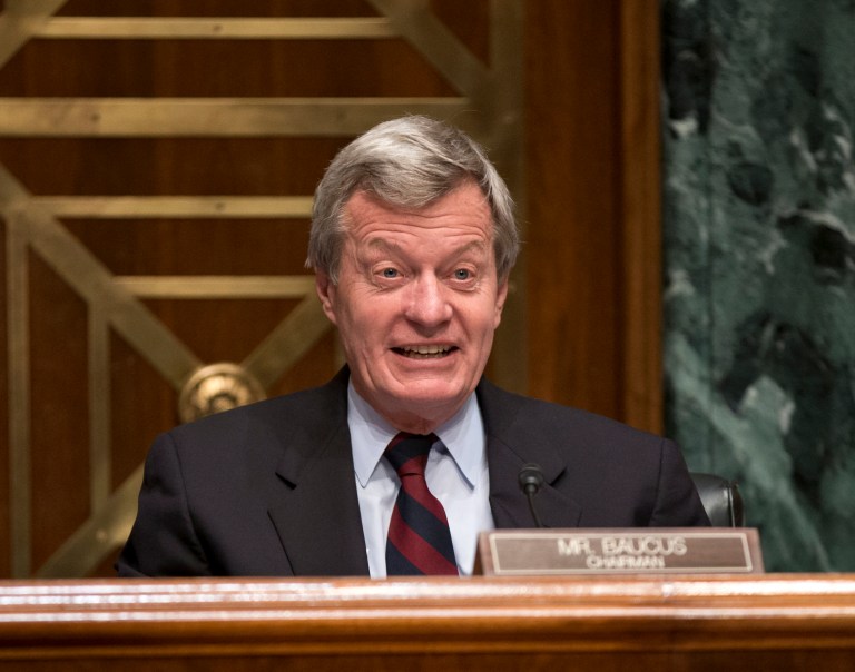 Sen. Max Baucus on Friday said the agency's involvement in the Tea Party snooping scandal proves it's so mismanaged that it needs significant restructuring. (AP Photo/J. Scott Applewhite)