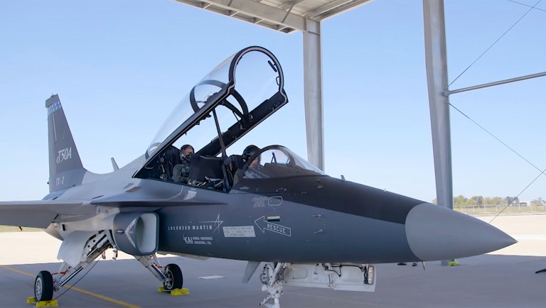 Two lawmakers rode in a T-50A during a demonstration in South Carolina this week. (Screengrab)