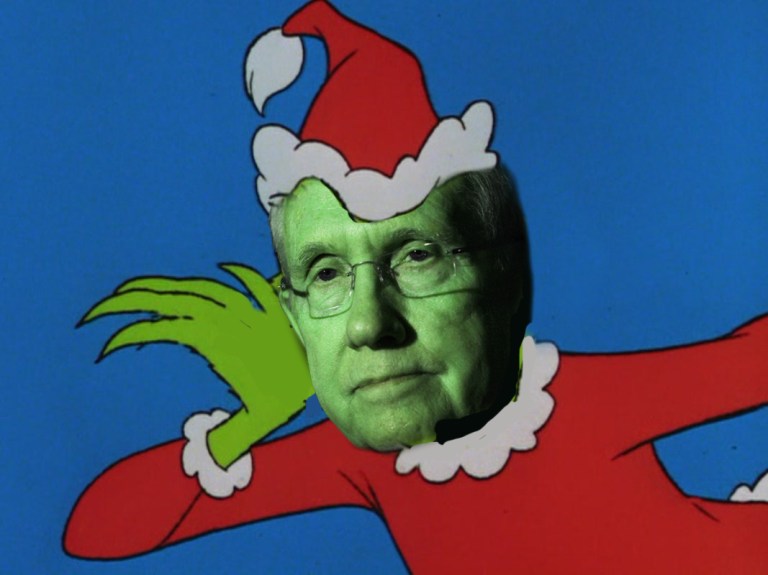 Harry Reid threatens to steal Christmas, again