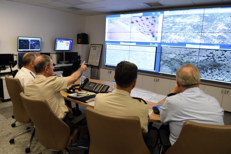 The group had planned to follow up the Paris attack with strikes in several locations, including the U.K. (Turkish Military, Pool photo via AP)