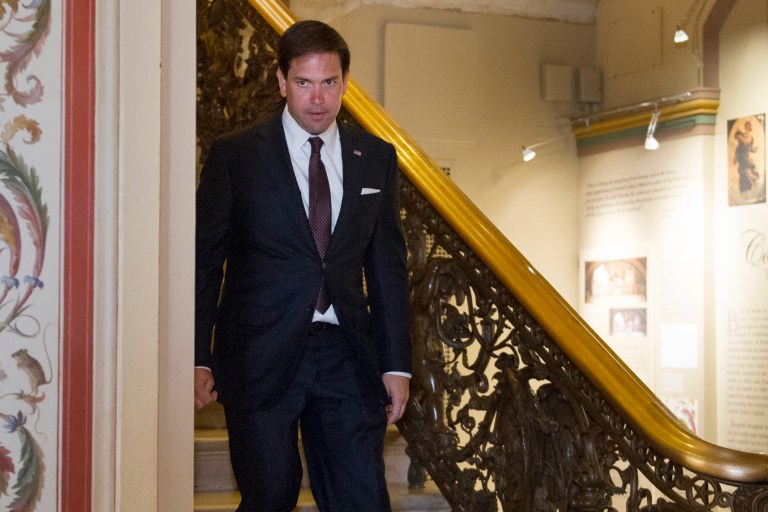 Sen. Marco Rubio, R-Fla.,Â said, if elected commander in chief, he would return to the 