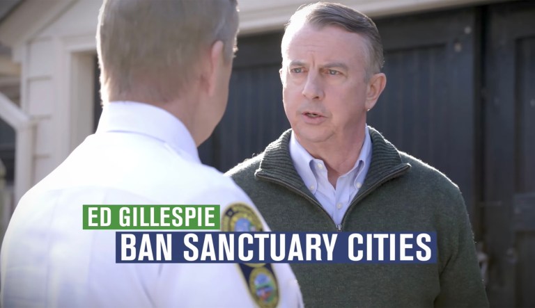 Ed Gillespie is squaring off against Democratic Lt. Gov. Ralph Northam this coming November. (Image courtesy screenshot)