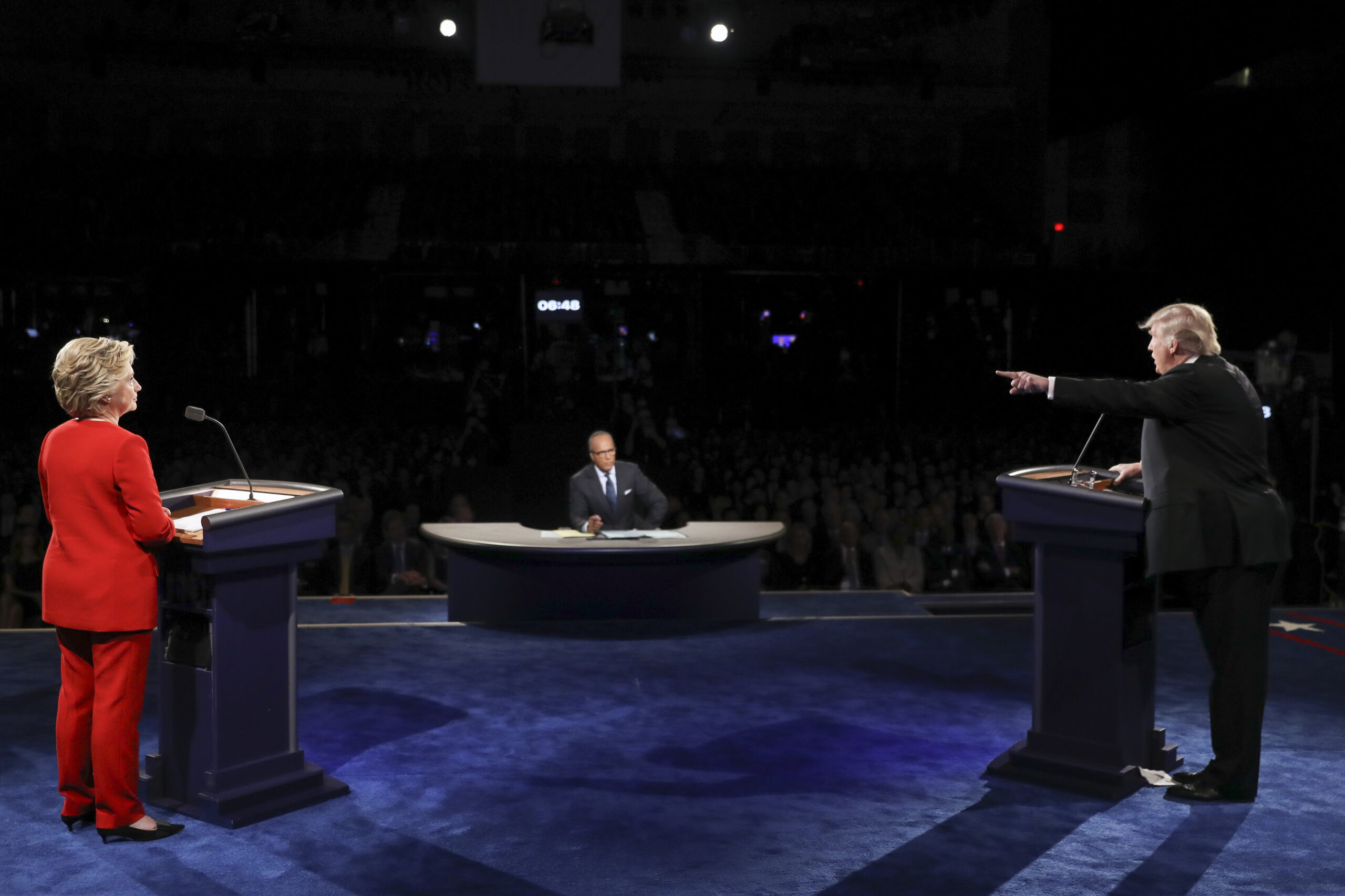 Everything is sexist, debate edition: Chronic interrupter interrupts woman