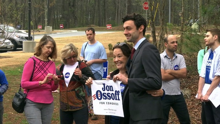 Results of a June runoff election between Jon Ossoff and Republican winner Karen Handel should focus on who has the better message. (AP Photo/Alex Sanz)