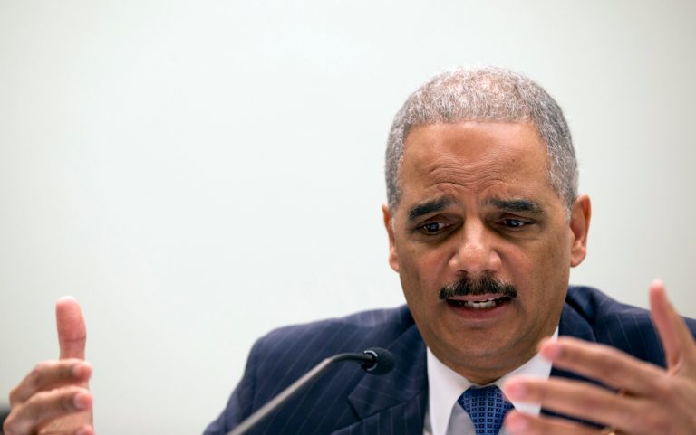 Attorney General Eric Holderâs stated reason for suing to eliminate the voucher program in Louisiana is that it âimpedes the desegregation process.â (AP File)