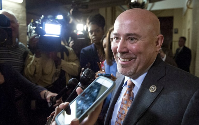 MacArthur didn't merely cavort with the enemy; he outed the Tuesday Group as undemocratic obstructionists. (AP Photo/Cliff Owen)