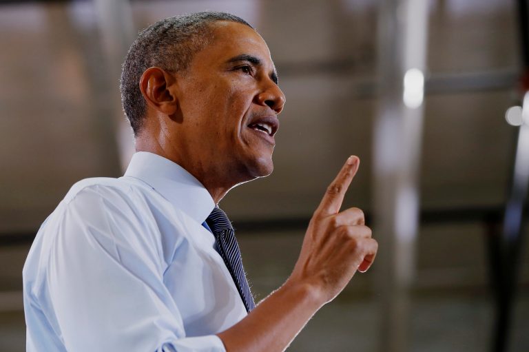 President Obama speaks about raising the minimum wage on Jan. 29 at a Costco store in Lanham, Md.. (AP Photo/Charles Dharapak)