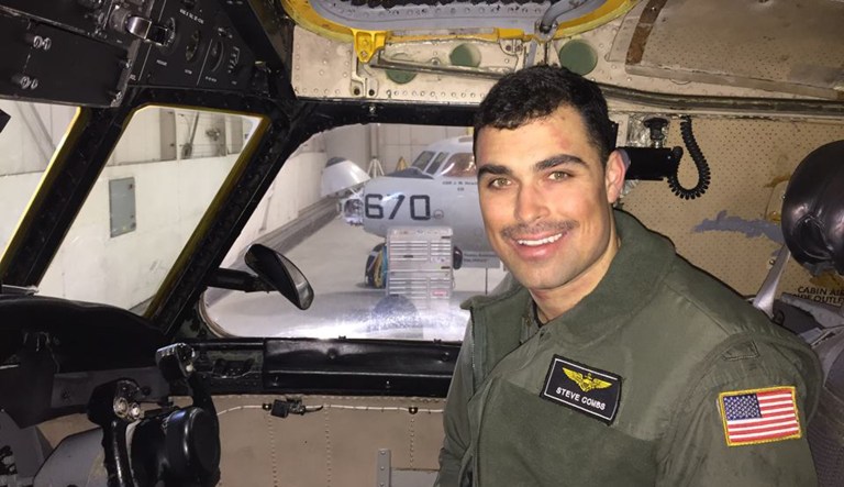 The names of the sailors who died in the Philippine Sea - Lt. Steven Combs (pictured above), Aviation Boatswain's Mate Airman Matthew Chialastri, and Aviation Ordnanceman Airman Apprentice Bryan Grosso - were made public after the Navy notified their families, according to a 7th Fleet statement on Saturday. (image courtesy of the U.S. Navy)