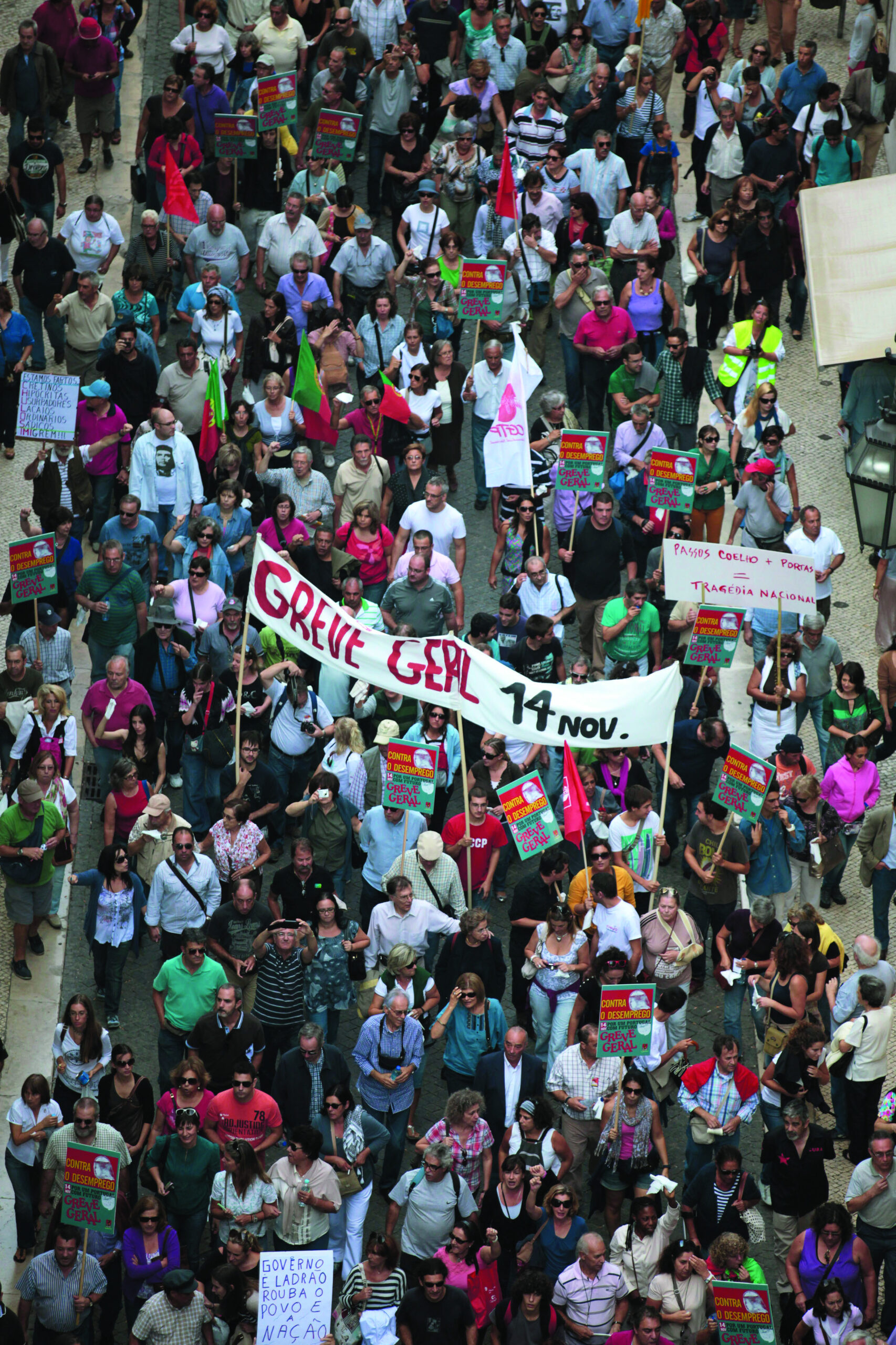 Thousands march in Spain to protest austerity