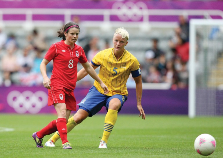Scott Heppell/AP
Midfielder Diana Matheson has 150 appearances for the Canadian national team and has two goals in three games with Washington.