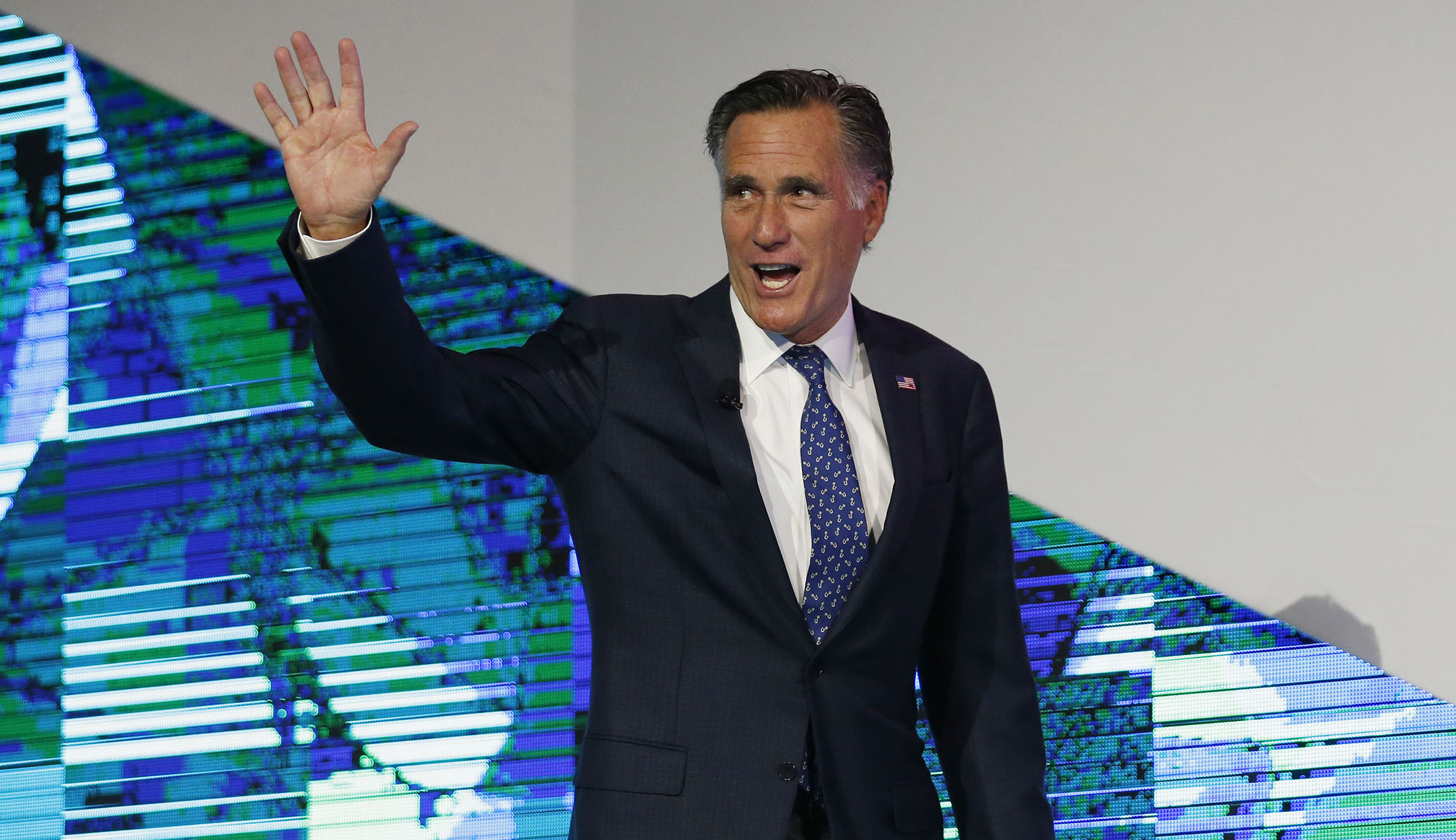Here comes Mitt Romney