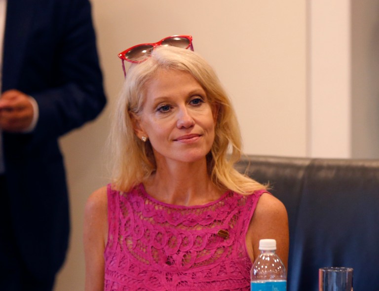 Kellyanne Conway said Monday that Capitol Hill has a fair number of lawmakers with their own sex-related scandals, and said 