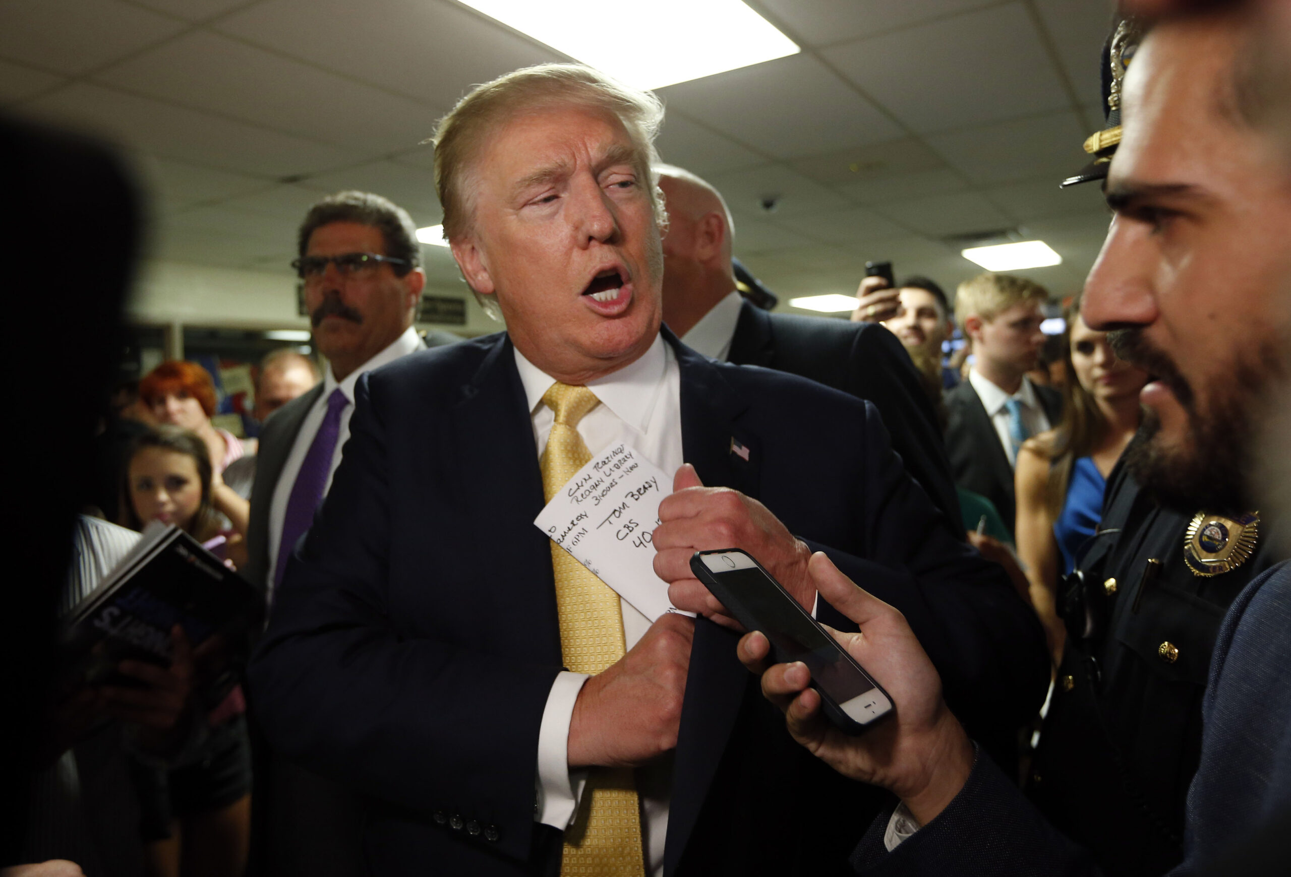 After bailing on 2016 forum, Trump releases policy paper on guns