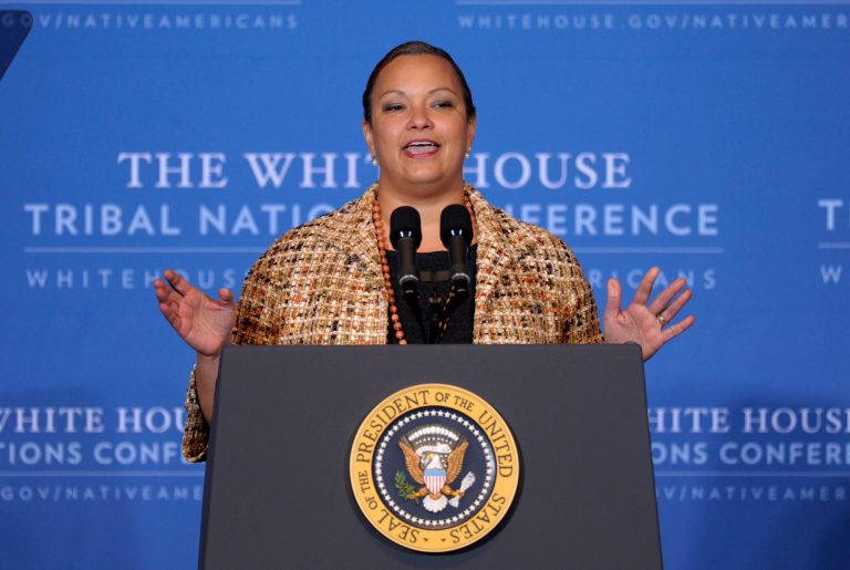 President Obamaâs former Environmental Protection Agency director, Lisa Jackson, will join Apple as a vice president for environmental initiatives. (AP Photo/Susan Walsh)