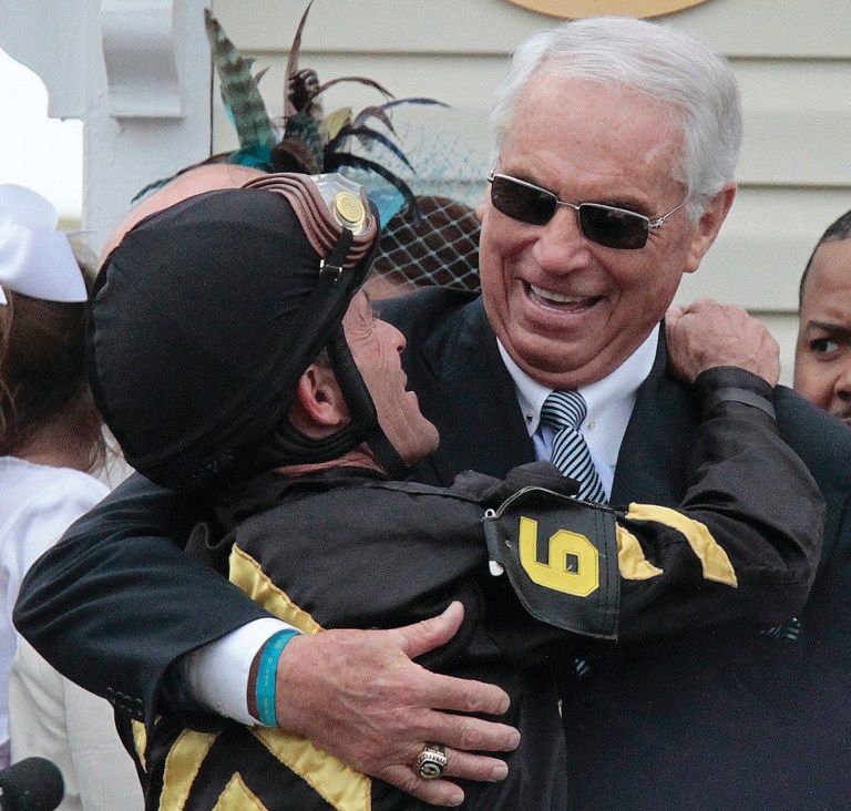Garry Jones/AP
Trainer D. Wayne Lukas won his sixth Preakness on Saturday with horse Oxbow.