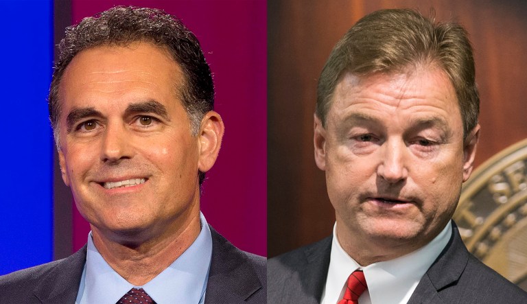 Danny Tarkanian and Dean Heller.