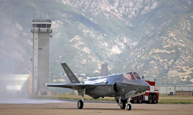 Vice Adm. Mike Shoemaker said despite a series of high-profile crashes, well-publicized readiness problems and delays in replacing older aircraft with new F-35s, the trends are in the right direction. (AP Photo)