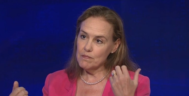 Michèle Flournoy, rumored to be on President-elect Trump's short list to be the No. 2 at the Pentagon, is staying put, according to a statement from her think tank. (Screenshot)