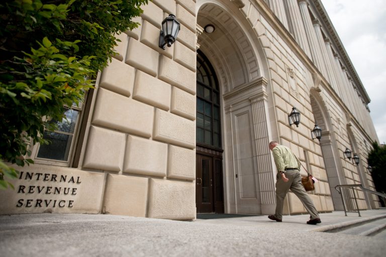 The IRS' inspector general has said bonuses have been awarded to more than 1,000 IRS workers. (AP Photo/Andrew Harnik)