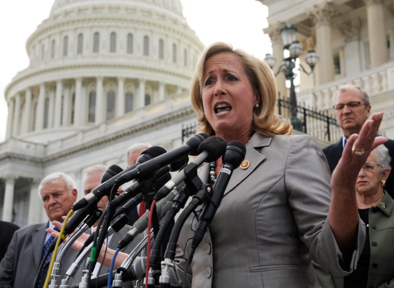 Rep. Ann Wagner, R Mo., joins other Republican House Members as they call on Senate Democrats to 