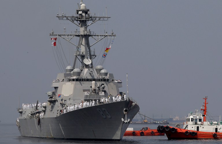 Some of the biggest increases are for the new class of Arleigh Burke guided-missile destroyers, which would get $403.5 million more under the new bill, and the replacement for the amphibious assault ship, which would get $178.5 million more. (AP Photo/Bullit Marquez)