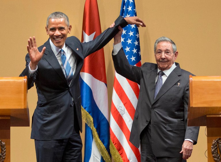 White House spokesman Josh Earnest said President Obama refused the gesture because the re-established relationship with Raul Castro hasn't thawed enough yet. (AP Photo/Pablo Martinez Monsivais)
