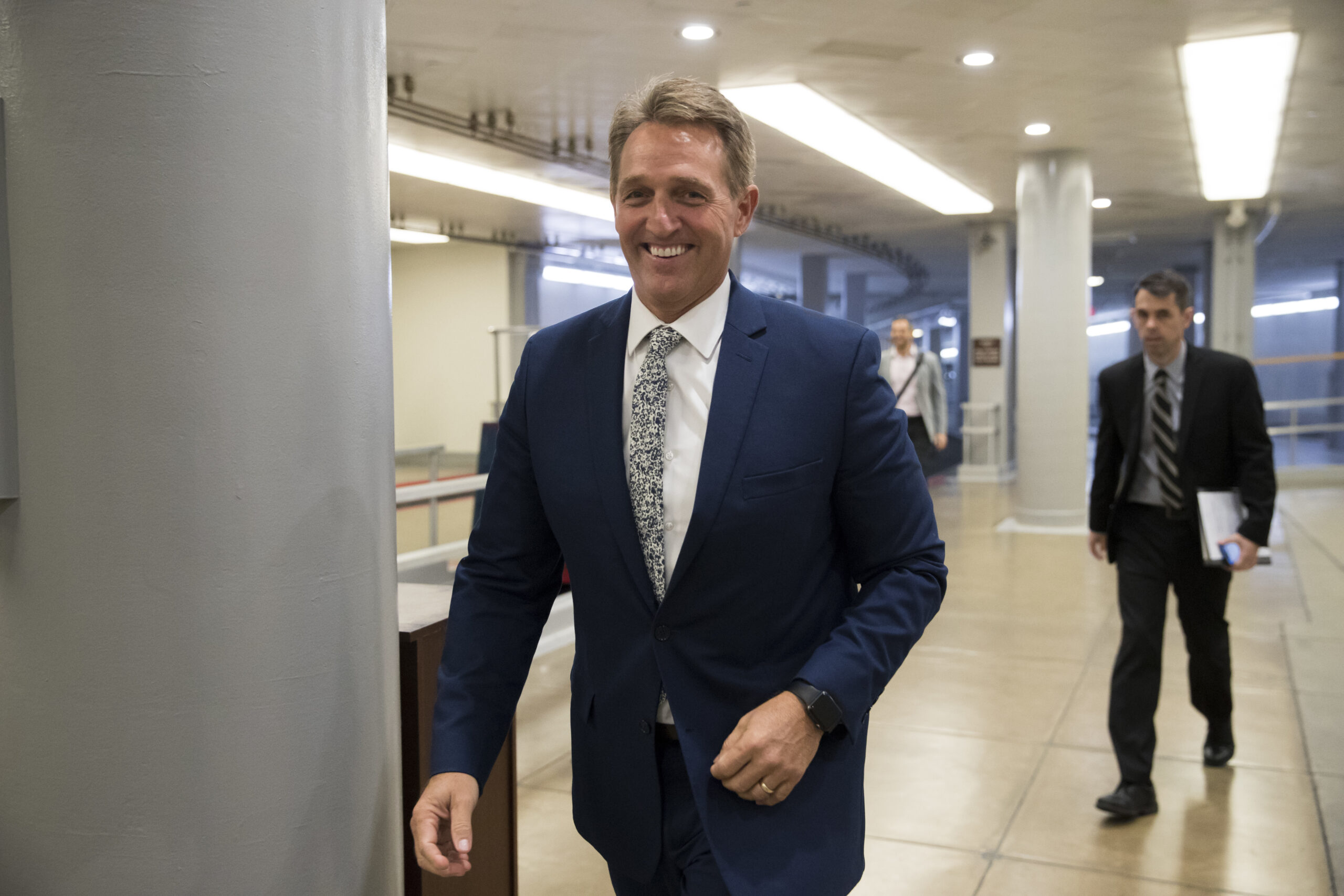 Jeff Flake’s camp fires back at Trump: The president won’t figure into tax reform vote