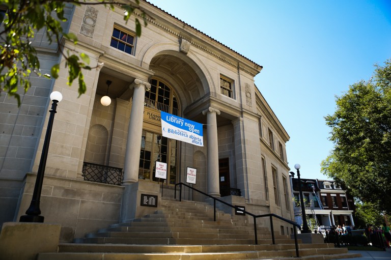 The newly renovated Mount Pleasant library. (Graeme Jennings/Examiner photo)