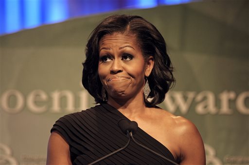 Protester stunned by Michelle Obama’s sharp response