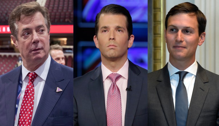 President Trump has maintained he only just learned of the meeting. (AP)