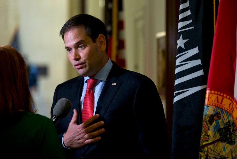 Rubio has a due process problem. (AP Photo/Carolyn Kaster)