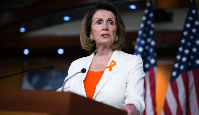 House Minority Leader Nancy Pelosi held the gavel for 1,460 days and she never tried tearing down the Confederate statues during her tenure. (Graeme Jennings/Examiner)