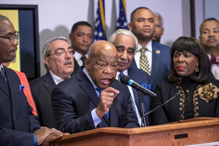 The Congressional Black Caucus will take the lead in the disruptions, following a sit-in led by Rep. John Lewis, D-Ga., last month. (AP Photo/J. Scott Applewhite, File)