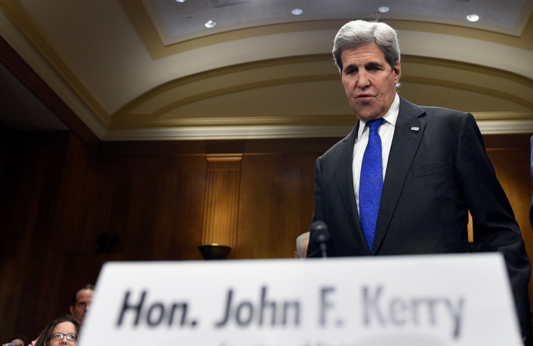 Secretary of State John Kerry would be asked for details regarding the Iran nuclear agreement, ransom payment for U.S. prisoners, emails, edited government video and other issues. (AP Photo/Susan Walsh)