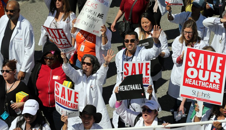 The Iowa waiver would create a reinsurance program and reduce the cost of premiums for Obamacare customers. (AP Photo/Reed Saxon)