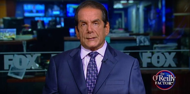 Krauthammer said the House GOP should stop trying to catch the Obama administation in an ethical scandal. (Fox News)
