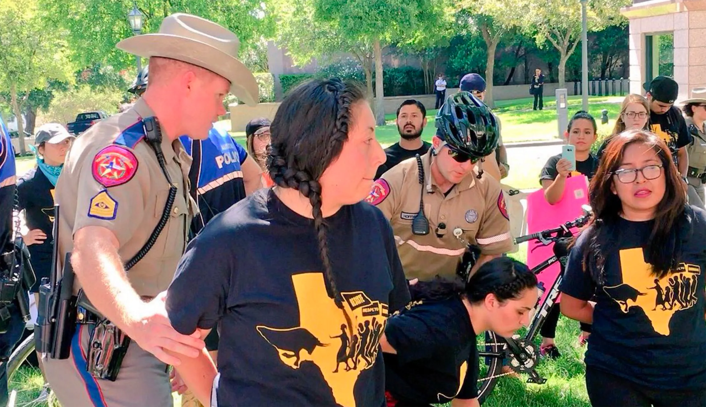 DACA recipients protest Trump outside Texas state Capitol