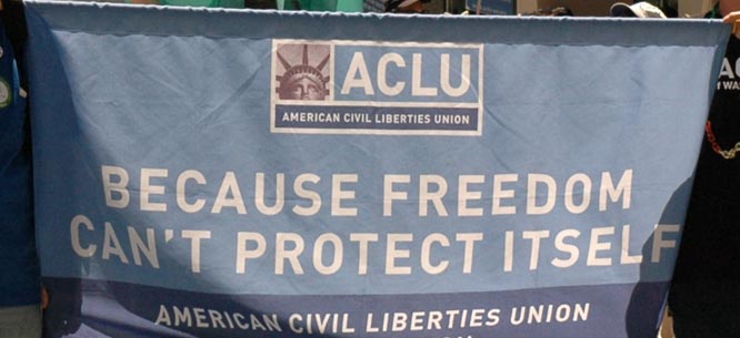 The ACLU is arguing the insurance program —œdiscriminates on the basis of sex, in violation of Title VII of the Civil Rights Act and the Affordable Care Act.—&pound; (AP Photo)