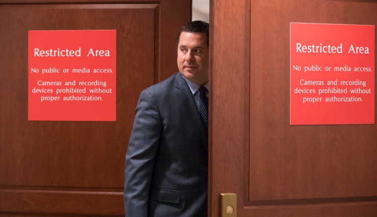 On Thursday, the House Intelligence Committee, chaired by Devin Nunes, R-Calif., voted to make a memo detailing potential government surveillance abuses available to all members of the lower chamber. (AP Photo/J. Scott Applewhite)