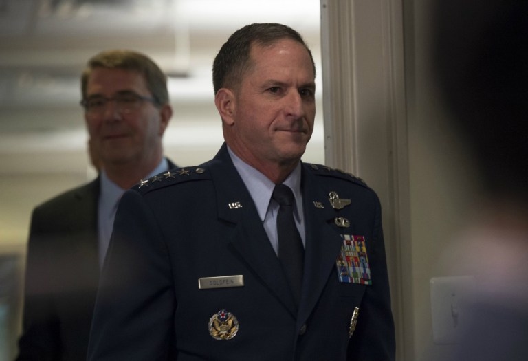 While David Goldfein's exact plans for how he would run the Air Force aren't clear, he previewed his priorities during a recent appearance before the House Armed Services Committee. (AP Photo)