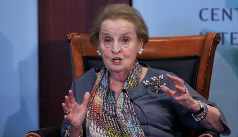 Madeleine Albright said she loved being secretary of state, but worries that Rex Tillerson doesn't love his job as much as she did. 