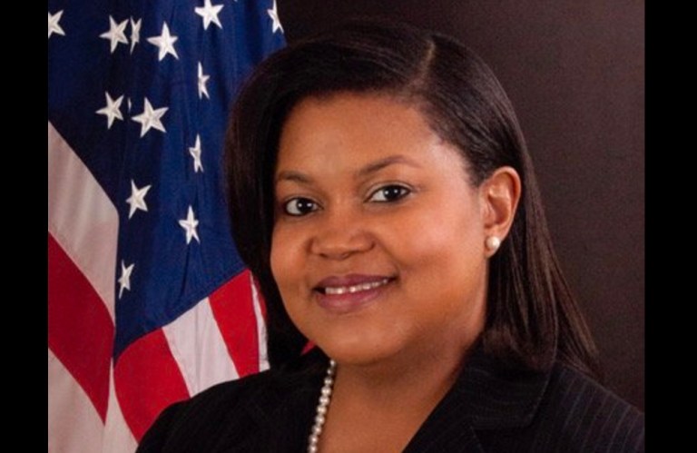 Colette Honorable, a Democratic member of the Federal Energy Regulatory Commission, said she will step down in June. (Screengrab/Twitter)