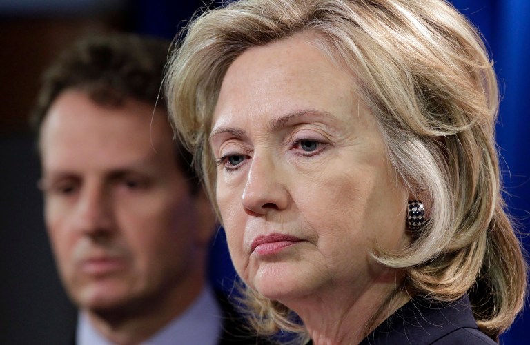 State Department officials released two classified emails from Hillary Clinton's unauthorized private email server Friday from a batch of records recovered by the FBI. (AP Photo/J. Scott Applewhite)