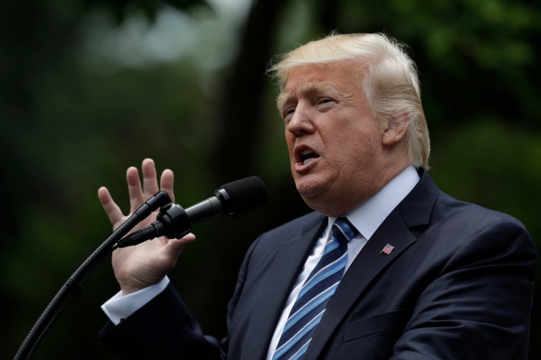 The White House has hinted that Trump will nominate a new set of judges each month as the administration works to address the problems created by too many vacancies on the lower courts. (AP Photo/Evan Vucci)