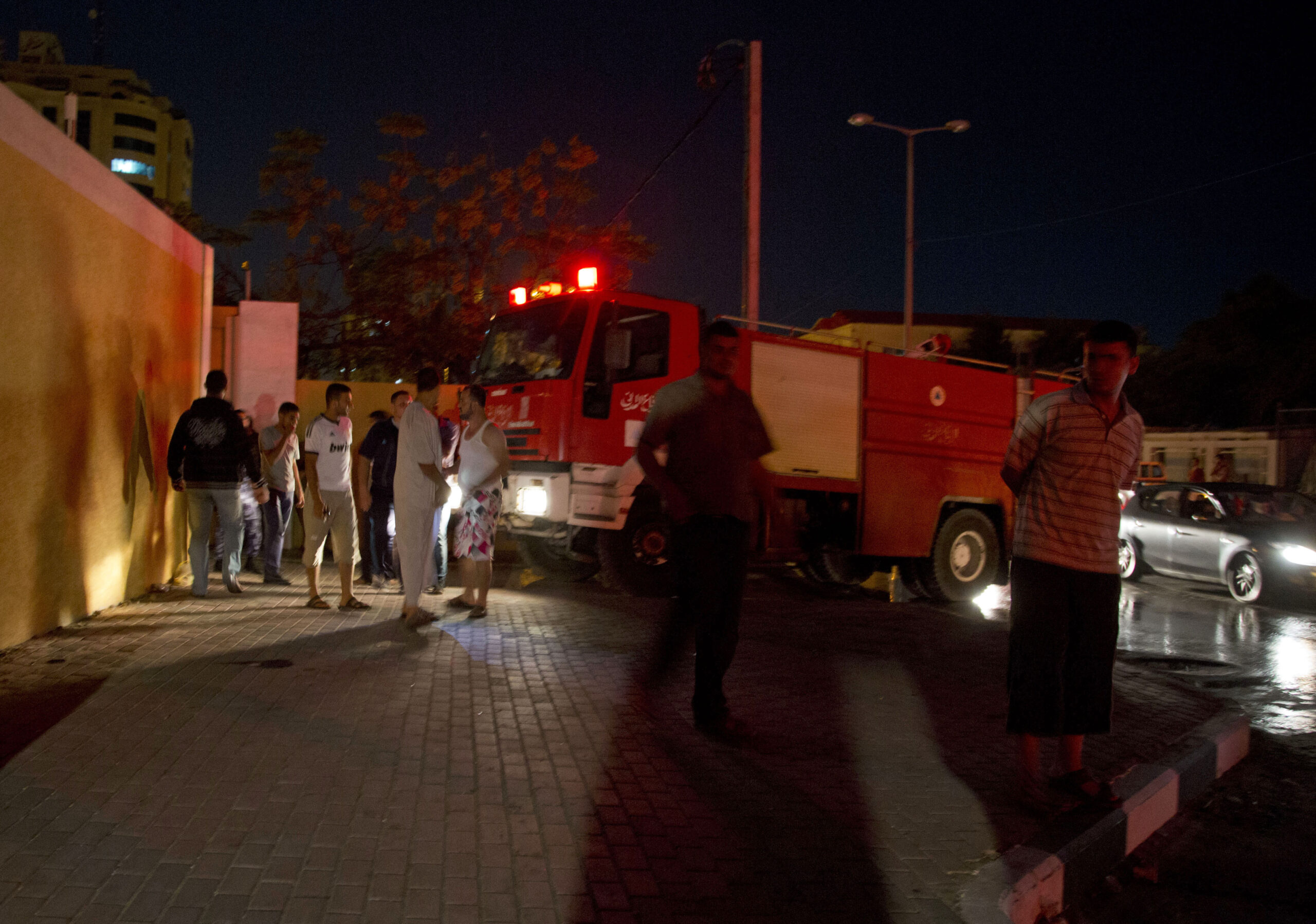 Explosion rocks French Cultural Center in Gaza