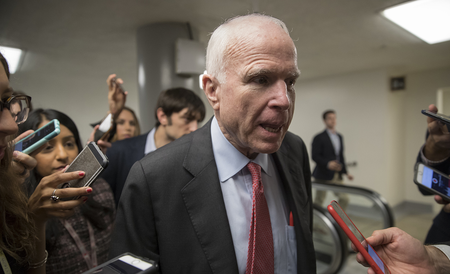 John McCain will return to the Senate Tuesday for dramatic healthcare vote