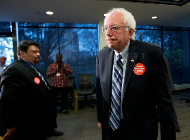 The DNC responded by suspending the Sanders campaign's access to the party's voter data file. (AP Photo/Manuel Balce Ceneta)