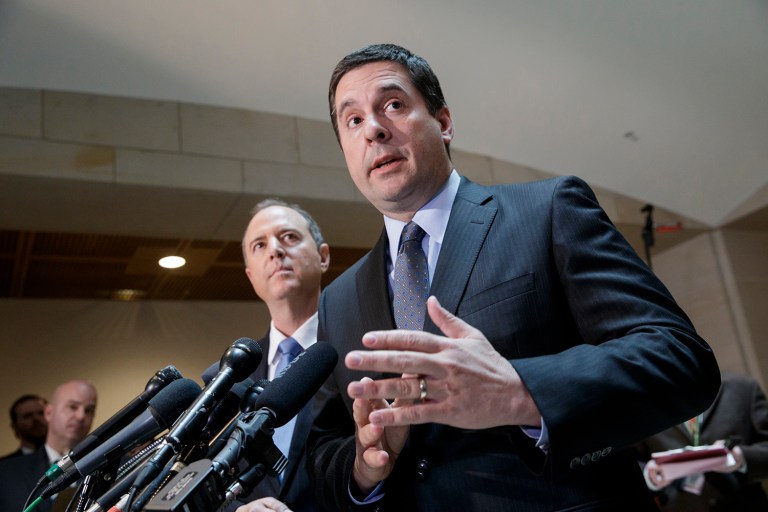 Trump's personal communications may have been documented in the findings, which Nunes would not rule out. (AP Photo/J. Scott Applewhite)