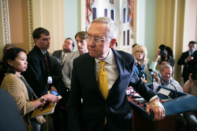 Senate Minority Leader Harry Reid is threatening to shut down the government's efforts against the mosquito-borne and sexually transmitted virus, which can cause horrible birth defects in utero and has already become a major problem in the U.S. territory of Puerto Rico. (Graeme Jennings/Washington Examiner)